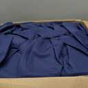BRILLMAX 6 Pack Navy Blue Round Tablecloths 120 Inch for 60 Tables - 150 GSM Polyester Fabric, Floor Length Drop, Water, Stain & Wrinkle Resistant Cloth Cover for Wedding Reception Banquet Dining