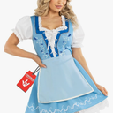 Morph Oktoberfest Costumes Womens German Costume - Oktoberfest Outfits Women - Dirndl Costume Womens - Dirndl Dresses Women. Size M
