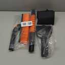 45" Extendable Snow Brush and Ice Scrapers for Car Windshield [360 Rotating Snow Brush Head] Military-Grade Sturdy Ice Scraper for Sedans, SUVs and Trucks Easy Storage Orange