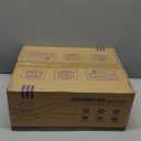 Asyko Ceiling Fans with Lights,46" Low Profile Ceiling Fan with Light and Remote Control,Flush Mount, Reversible, Dimmable, Noiseless, Black Ceiling Fan for Bedroom