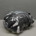 IUUI Electric Heated Blanket Throw 50''x60'',Luxury Faux Rabbit Fur Heating Throw Blankets,Fast Heating with 1/2/4/6/8/10 Hours,Overheat Protection, Quick Heating, Memory Function, Gift-Ready Design (Black)