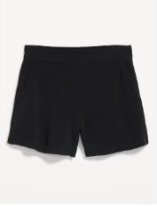 OLD NAVY WOMEN'S SHORTS 
High-Waisted Playa Shorts -- 4-inch inseam | Old Navy
  Black M