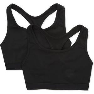 Fruit of the Loom Women's Medium Impact Sports Bras Supports Without Padding,  Size XXL