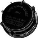 Car Headlight Dust Cover, Headlight Lens Cover Replacement OEM#921402D000 921403K000 92140-2D000 92140-3K000 Car Accessories Light Covers Cap Compatible with Hyundai Kia Elantra (Black)