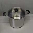 T-fal Specialty Stainless Steel Stockpot 12 Quart Oven Safe 350F Pots and Pans, Cookware Silver (12 Quarts)
