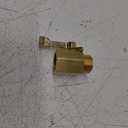 HQMPC Super Heavy Duty 3/4" Brass Shut Off Valve Garden Hose Shut Off Valve Garden Hose Connector (1 Set)
