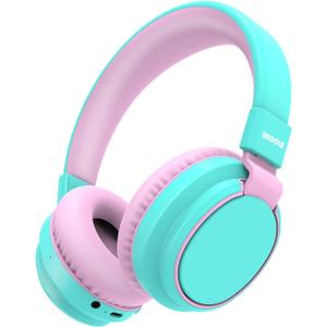MIDOLA Kids Headphones Wireless Bluetooth 5.4 68H Play Time Volume Limit 85/94dB Over-Ear Foldable Headset,Type-C Fast Charging,with Wired Aux Mic for Toddler Boy Girl Pad Tablet Cyan MIDOLA Kids Headphones Wireless Bluetooth 5.4 68H Play Time Volume Limit 85/94dB Over-Ear Foldable Headset,Type-C Fast Charging,with Wired Aux Mic for Toddler Boy Girl Pad Tablet Cyan