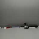 Zebco 808 Saltwater Spincast Reel and Fishing Rod Combo, 7-Foot 2-Piece Fishing Pole, Size 80 Reel, Changeable Right- or Left-Hand Retrieve, Pre-Spooled with 20-Pound Zebco Line, Black