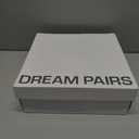 DREAM PAIRS Women's Platform Chunky Heels Square Open Toe Ankle Strap High Heeled Sandals Y2K Shoes for Party Brunch (9, White)