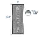 Air Filter Factory 5" x 12-1/2" x 3/32" Aluminum Mesh Grease Filter For Downdraft Vent 12-Layer Filter 2-Pack