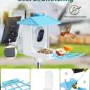 Osoeri Bird Feeder with Camera - Solar Smart Bird Feeder with AI Identify, 1080P HD Auto Capture Birds Video, Real-Time Alerts, Gifts for Family and Friends, 2.4GHz WiFi