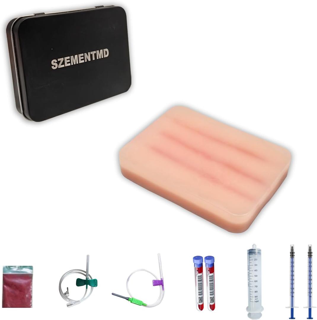 Phlebotomy Practice Kit - IV Start Kit for Nurses & Medical Students, Realistic Venipuncture Training Kit with Essential Tools, Perfect Gift for Healthcare Professionals.