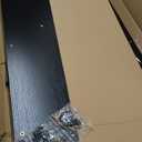 Huuger Computer Desk, 63 Inch Office Desk, Gaming Desk with Storage, Writing Desk Work Desk for Home Office, Study, Modern Simple Desk, Large Legroom, Metal Frame, Rustic Brown and Black