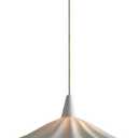 11.8" White Wavy Ceramic Pendant Light Shade,Vintage E26 Metal Loft Bar Ceiling Hanging Lamp Dining Room Bedroom Chandelier for Dining Room Kitchen Island Hallway Entryway