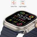 amBand for Apple Watch Series 11 10 46mm Metal Case Men, W1 Rugged Protective Bumper [Turn iWatch into Ultra 3/2/1 Look] with Back Cover, Upgrade Conversion Kit Stylish Protector - Natural Titanium