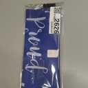 Graduation Decorations Class of 2026 | Congrats Grad Banner - Porch Sign Blue Silver | Grad Party Decorations Graduates Party Supplies