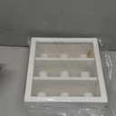 TJ.MOREE 9Slot Watch Display Case, Wall Mount Wooden Watch Box, Vertical Storage Men’s Watch BoxWhite