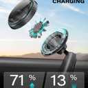 APPS2Car Upgraded for QI2 Magsafe Cup Holder Charger, Car Mount Charger 15W Fast Charging, Wireless Magnetic Cell Phone Stand with Tri-Pivot Arm for iPhone 17 Air Pro Max Plus 16 15 14 13 12