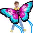 Butterfly Kites for Kids & Adults, Easy to Fly Design with Long Tail for Stability, for Kids Ages 4-8 & Beginners, Beach & Park Use | Family Outdoor Fun