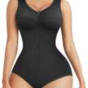 FeelinGirl Shapewear Tummy Control Fajas Colombianas Stage 2 Post Surgery Compression Garment Body Shaper for Women (X-Large, Black)