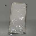 Magnetic for iPhone 17 Pro Max Case, with Camera Lens Protector, Compatible with Magnetic, Slim Shockproof Bumper Soft Silicone Metallic Luster Phone Case for iPhone 17 Pro Max, White