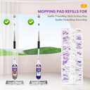 15 Count Pad Refills for Swiffer Power Mop Refill, Absorbent Floor Cleaning Pads for Hardwood, Tile, Laminate Floors