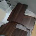 FANATU Wooden Two Step Stool, Heavy Duty 2-Step Ladder for Adults & Kids, Supports up to 450lbs for Kitchen, Bathroom or Bedside Use (Walnut Finish)