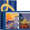 Nariolar Puzzle Storage Folder for 500 Pieces with 10 HD Pockets, Medium