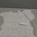 Baby in Bloom Neon Sign for Baby Shower Decorations,14.4''X12.5'' White Dimmable LED Neon Lights Sign,USB Powered Light Sign for Girl Boy Babys Room Wall Decor Birthday Party Backdrop