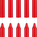 Mega Candles 10 pcs Unscented Red Exquisite Mini Taper Spell Candles, 4 Inch Tall x 3/4 Inch Diameter, Supreme Chimes, Enchantment, Casting Rituals, Witchcraft, Wiccan, Altar, Magic, Metaphysical