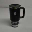 Hydro Flask 32 Oz Travel Tumbler with Handle, Lid and Straw - Insulated Stainless Steel in Black