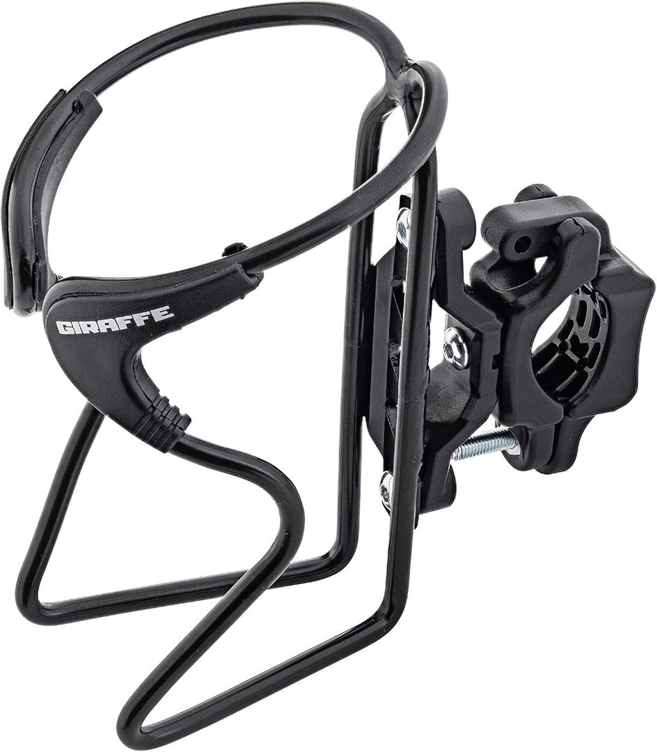 Brand Aluminum Bottle Holder/Cage with Round Tube Clamp