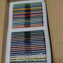 36 Sheets Transparent Stained Glass Sheets, 4 x 6 Inch Mosaic Glass Tiles Bulk for Crafts, Assorted Colors Cathedral Art Glasses Sheets for Stained Glass Making Projects