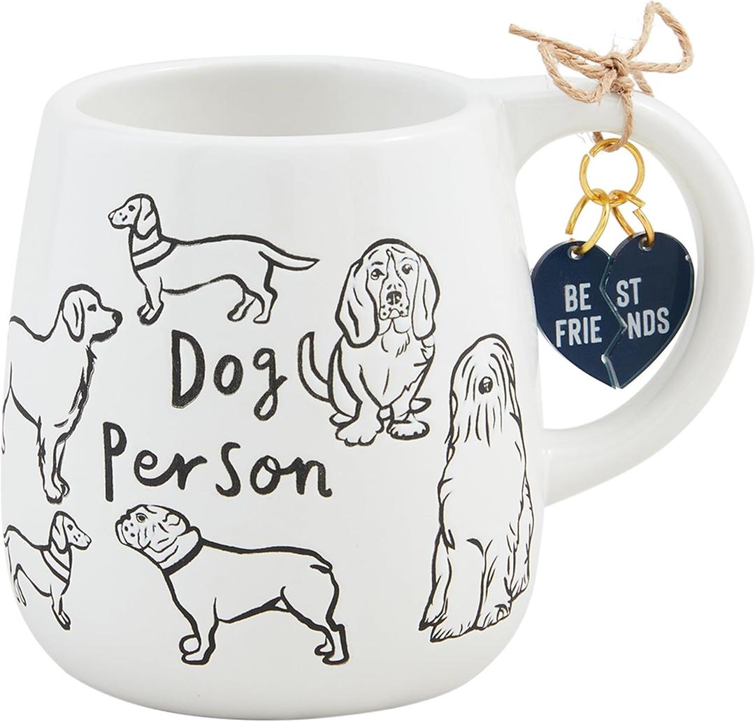 Mud Pie Dog Person Resist Dog Mug; 12 oz