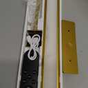 EZVALO Picture Light for Wall, 4800mAh Rechargeable Wireless Remote, 13in Dimmable Magnetic LED Art Display Light with 3 Color Temperatures, for Gallery, Living Room, Bedroom, Hallway (Gold)