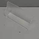 5x8 Acrylic Index Card Holder Index Card Display Stand For Desk Note Cards File Box Postcard Holder Business Stand Display Index Organizer Case for Office Business Desktop(No Cards) (Transparent)