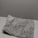 OLANLY Bathroom Rugs 30x20, Extra Soft Absorbent Chenille Bath Rugs, Rubber Backing Quick Dry, Machine Washable Bath Mats for Bathroom Floor, Tub and Shower, Home Decor Accessories, Light Grey