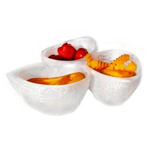 Steelite Avocado Trio Bowl 8in D x 2 1/2in H- Shell, Set Of 2