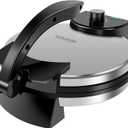 Mixdor Electric Tortilla Press Roti Maker 10inch with Removable Handle Multipurpose Tortilla Press Maker Non-Stick Cooking Plates for Homemade Tortillas, Rotis, Chapatis