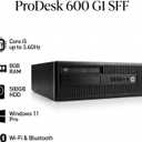 HP ProDesk 600 G1 SFF Slim Business Desktop Computer, Intel i5-4570 up to 3.60 GHz, DVD, USB 3.0, Windows 11 Pro 64 Bit (8GB RAM | 500GB HDD)