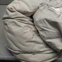 UNIKOME Goose Feather Down Fiber Comforter Queen Size, All Season Duvet Insert with Soft Downproof Cover, Cloud-Like Fluffiness Bed Comforters with Corner Tabs (Full/Queen, Cream, 88"X88") (Lightweight Warmth-cream)