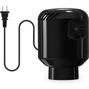 Electric Pump for Vacuum Storage Bags Travel Vacuum Pump for Various Vacuum Seal Bags Portable Vacpack Air Pump for Compression Clothing Blanket Luggage Black (Storage Bag Not Included)