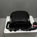 BOSWELL Glass Air Fryer, 7.5QT with Transparent Fry Bowl, Circulating Heating, Temperature Control, Air Fryer Roast, Dishwasher Safe (Black)