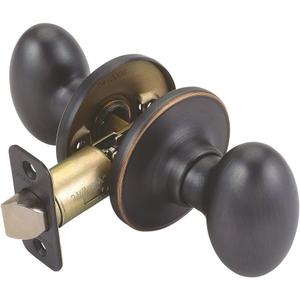 Design House Egg Passage Door Knob for Hall and Closet, Fits Standard Doors, Oil Rubbed Bronze Design House, 750570
