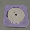 Portable CD Player with Bluetooth Desktop CD Player for Home CD Music Players with Remote Control,Timer,Built-in Dual Speakers with LED Display Home Audio Boombox FM Radio (Purple)