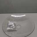 Squirrel Shield 16 inch Plastic Squirrel Baffle - Protects Hanging and Pole Mounted Feeders, Clear