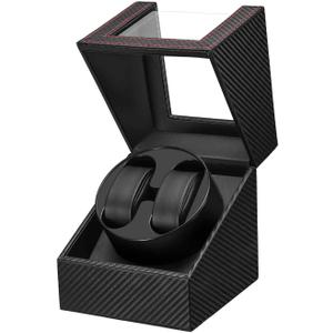 Watch Winder for Automatic Watches,Automatic Watch Winder Box with Slots,Double Watch Winder with Quiet Japanese Motor