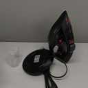 OMAIGA Cordless Iron for Clothes, 1500W Steam Iron Rapid Heating, Ceramic Soleplate, Auto Shut Off, SelfClean, AntiCalc, 3 Temperature Settings, 11.84oz Water Tank Ironing Clothes for Home, Black