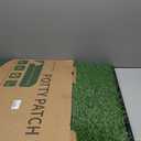 LOOBANI Large Dog Grass Pad with Tray - 35x23in Dog Litter Box with 2 Artificial Grass Patch + 2 Washable Pee Pads - Quickly Absorbency Indoor Outdoor Potty for Patio Balcony Apartment Use