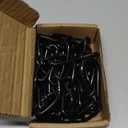 2 Pack Hanging Swing Chain with 4 Carabiners 44in, 660LB Capacity Heavy Duty Hammock Hardware Kit for Punching Bags, Swing Chairs, Indoor & Outdoor Gym (Black, 44 In, 2 Pcs)